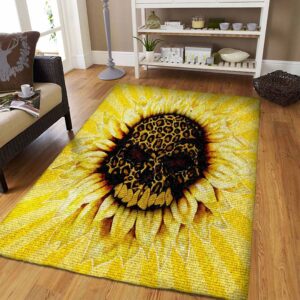 Sunflower Skull Rug Carpet