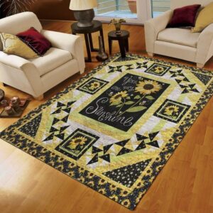 Sunflower V2 Carrying You Rug Carpet