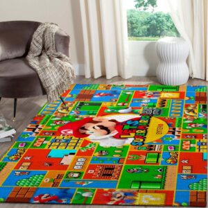 Super Mario Area Rug / Gaming Rug Carpet