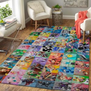 Super Smash Bros. Ultimate Area Rug Carpet - Gaming Home Decor