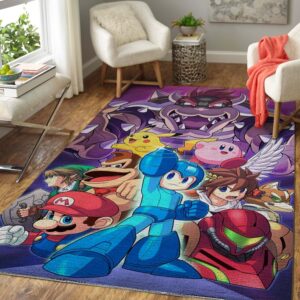 Super Smash Bros. Ultimate Area Rug - Gaming WH43433 Rug Carpet