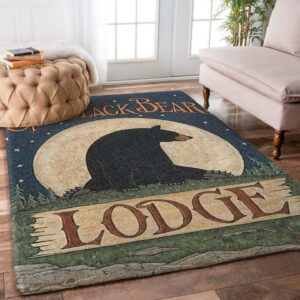 The Black Bear Rug Carpet