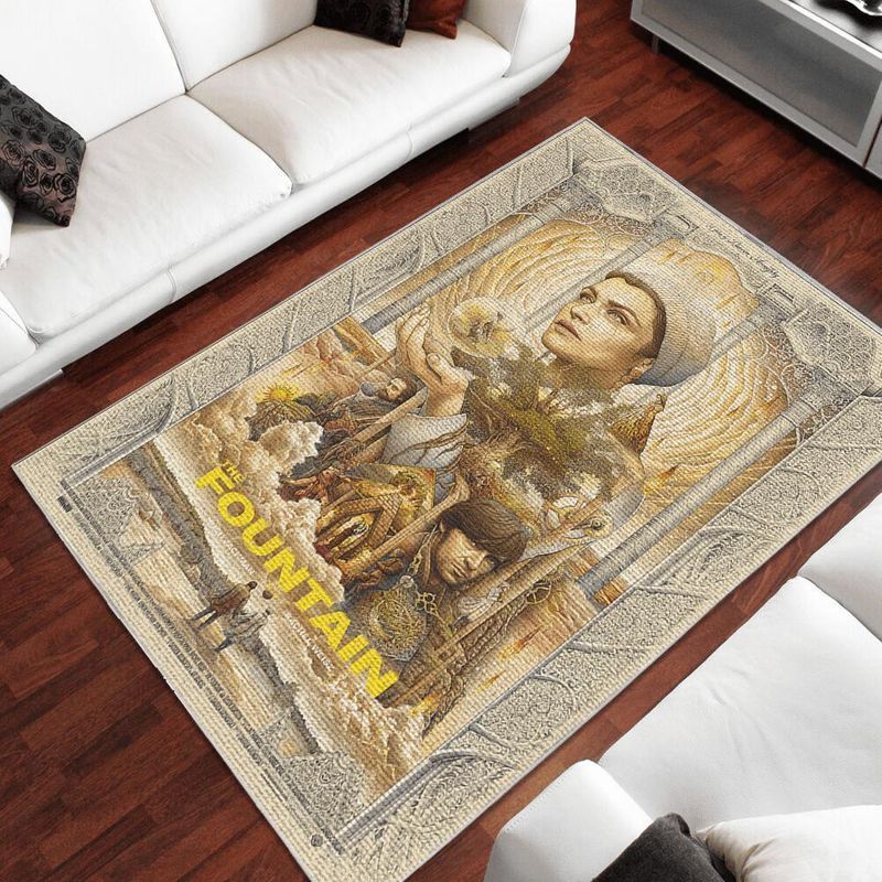The Fountain Rug Carpet Mat All Over Print