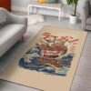 The Great Ramen Off Kanagawa Area Rug Carpet Carpet