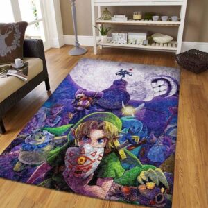 The Legend Of Zelda Area Rug Carpet - Gaming Home Decor