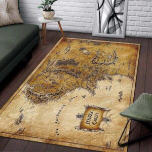 The Lord Of The Rings 1001 Area Rug Carpet