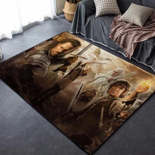 The Lord Of The Rings Area Rug Carpet - Floor Rug Carpet - Movie Home Decor