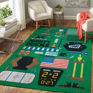 The Mighty Ducks Area Rug Carpet - Movie Home Decor