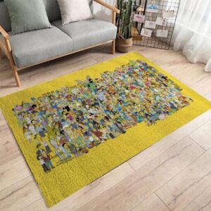 The Simpsons Fox Cartoon Movie Area Rug Carpet - Home Decor