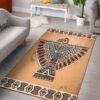 Thunderbird United Tribes Symbol Native American Pride Area Rug Carpet