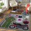 Top Gun Area Rug Carpet - Movie Home Decor