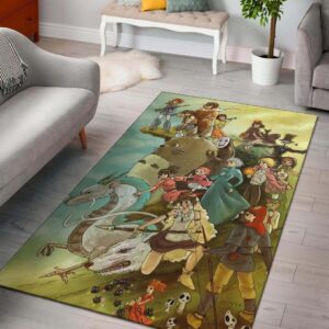 Total Studio Ghibli Area Rug Carpet