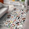 Totoro Pattern Area Rug Carpet Carpet
