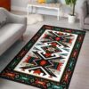Tribe Coloful Design Native American Area Rug Carpet