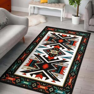 Tribe Coloful Design Native American Area Rug Carpet