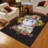 Unicorn Sunshine Carrying You Rug Carpet