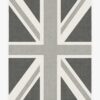 Union Jack Grey Rug Carpet