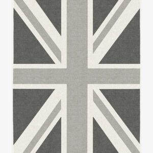 Union Jack Grey Rug Carpet