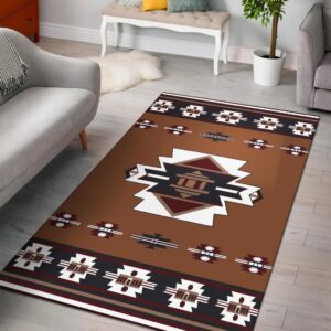 United Tribes Native American Deisgn Area Rug Carpet