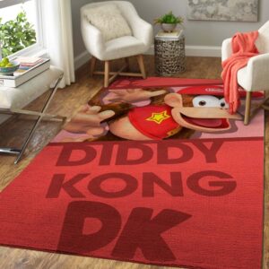 Video Game Fans Diggy Kong Area - Gaming Rug Carpet