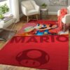 Video Game Fans Mario Area Rug Gaming Home Rug Carpet