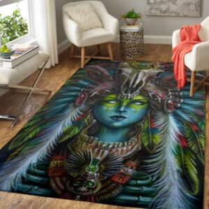 Voodoo Warrior Area Rug Carpet