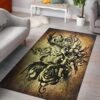"Weathered" Premium Skull Area Rug Carpet