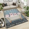 Westie Rug Carpet Mat All Over Print