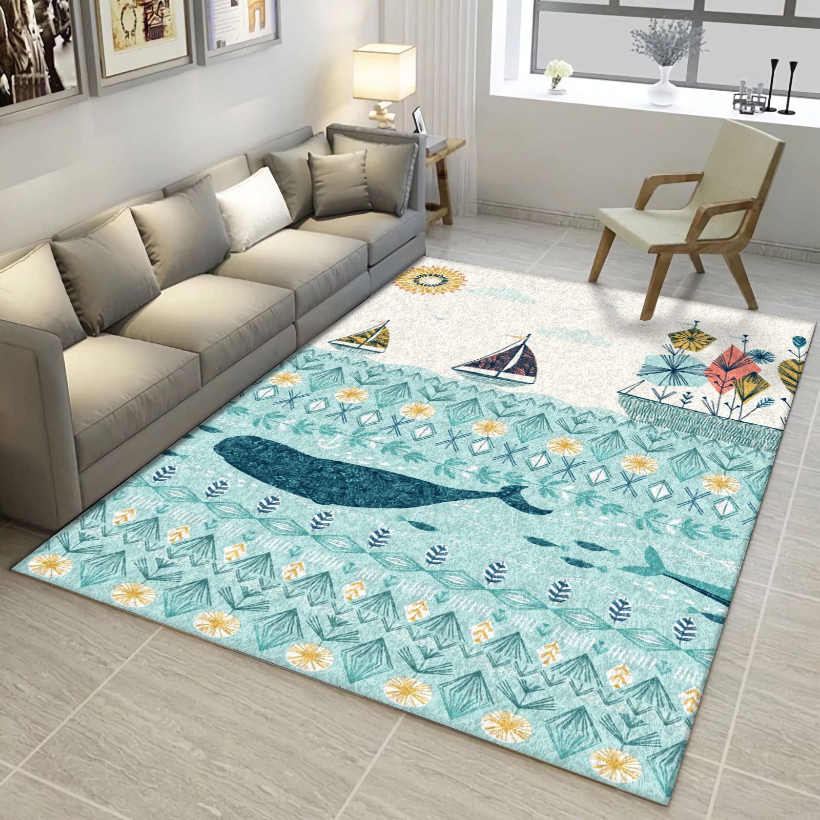 Whale Rug Carpet