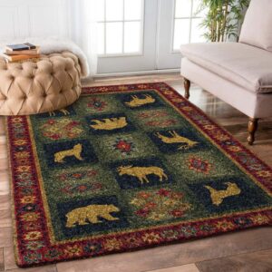 Wild Animals Rug Carpet