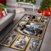 Wolf Living Room Rug Carpet