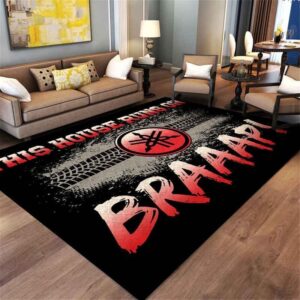 Yamaha Red Area Rug Carpet