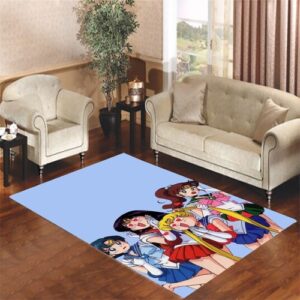 amazing choice of sailor moon Living room carpet rugs