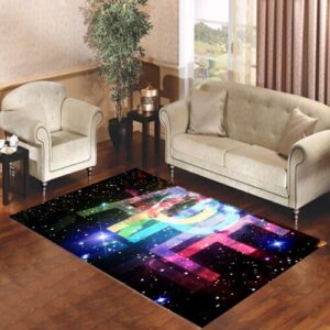 apple galaxy art Living room carpet rugs