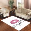 ariana signature lips pattern Living room carpet rugs