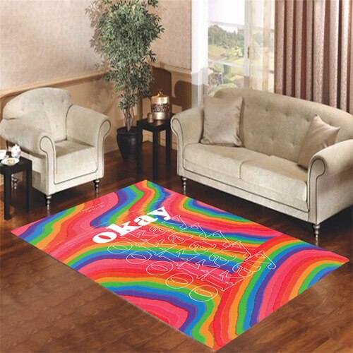 art graphic okay Living room carpet rugs