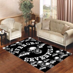 avenged sevenfold logo Living room carpet rugs
