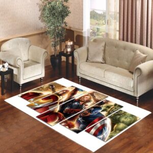 avengers group painting Living room carpet rugs
