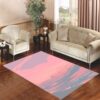 awesome pinky sky Living room carpet rugs