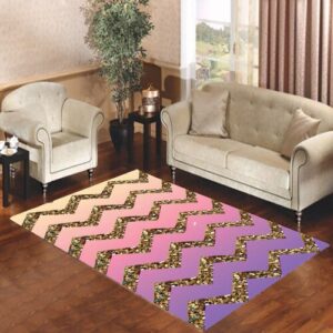 aztec pattern glittery Living room carpet rugs