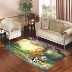 bambi forest Living room carpet rugs