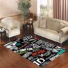 band rock logo Living room carpet rugs