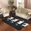 beatles eyes black Living room carpet rugs