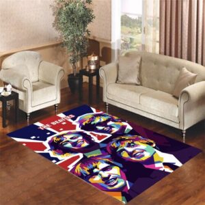 beatles squad art Living room carpet rugs