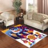beatles yellow submarine on blue Living room carpet rugs