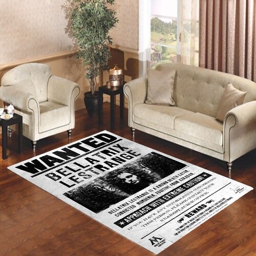 bellatrix lestrange wanted harry potter movies Living room carpet rugs