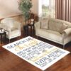 bible verse by his wounds Living room carpet rugs