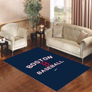 boston baseball x nike Living room carpet rugs