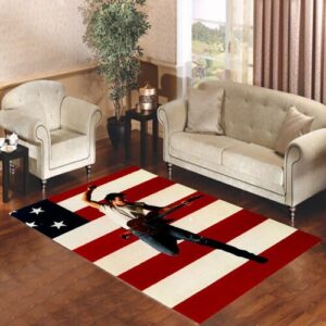bruce springsteen jump flag Living room carpet rugs