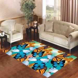 butterfly backgrounds Living room carpet rugs